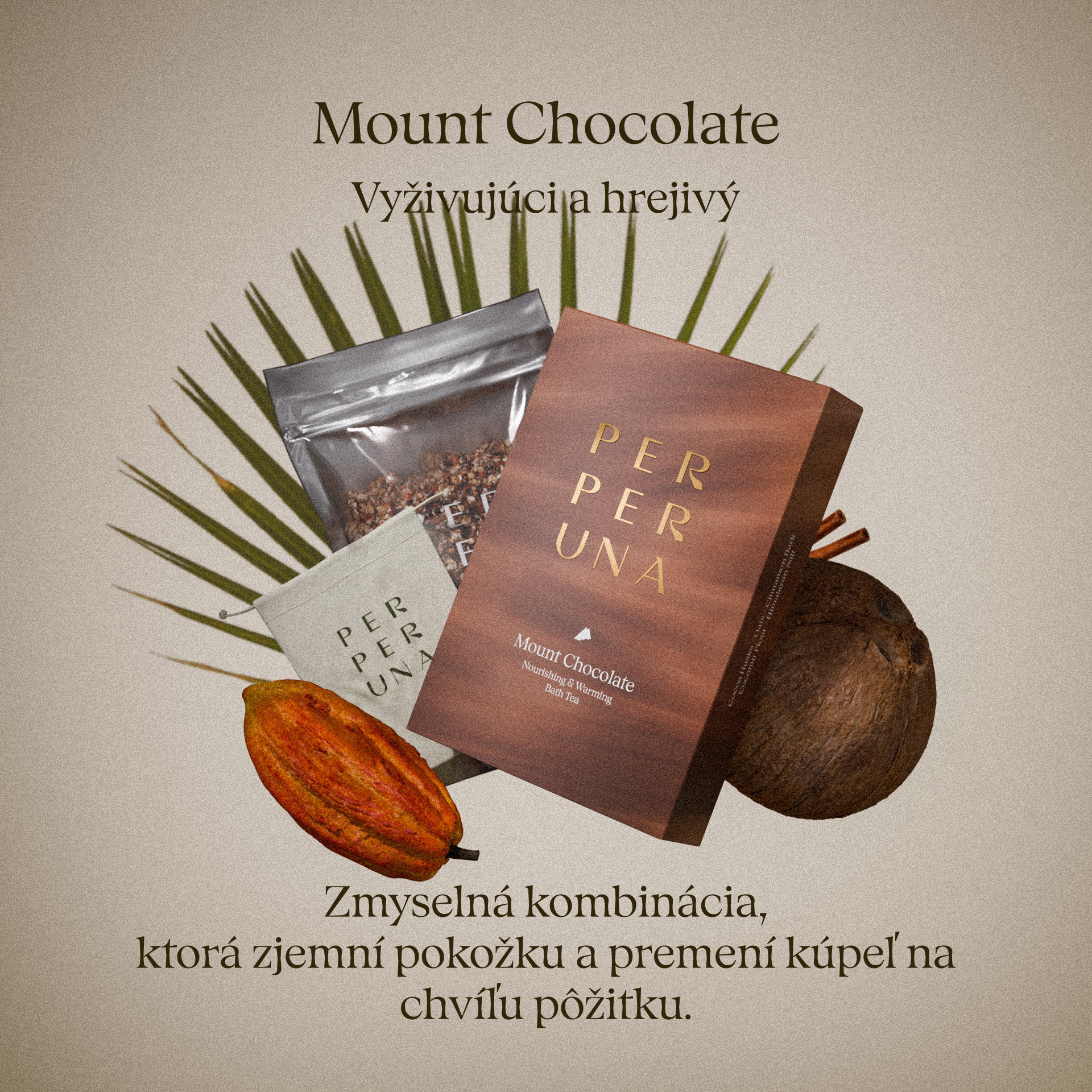 Mount Chocolate - Čaj do kúpeľa - Hrejivý a vyživujúci